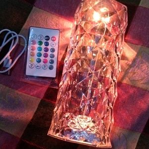 Diamond Crystal Lamp With Touch Sensor And Remote