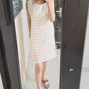 OFF WHITE SHIFT DRESS (without belt)