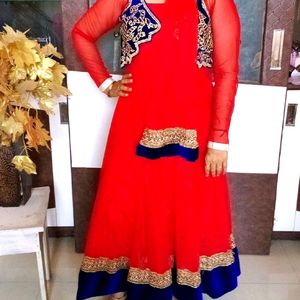 Karvachouth Special 😍Anarkali Frok Suite🦚🥀