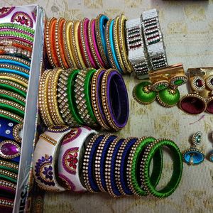 Clearance Sale Handmade Bangles N Earrings