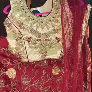 Lehenga Choli For Kids Girls / Skirt And Top