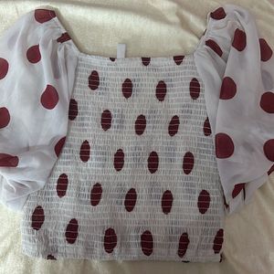 Polka Dot Top