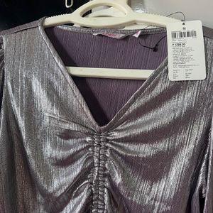 Silverish Mauve Shade Top