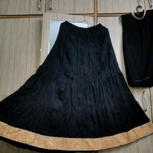 Beautiful Long Skirt With Kurti