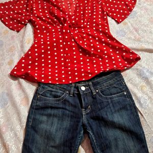 Red Polka Dot T-shirt