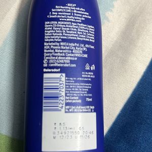 Nivea Nourishing Body Milk