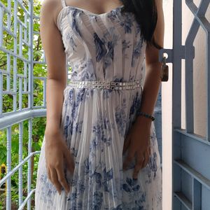 Blue Sleeveless Dress