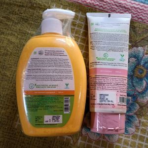 Face Wash & Sunscreen Body Lotion