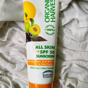 Organic Harvest SPF50 Sunscreen