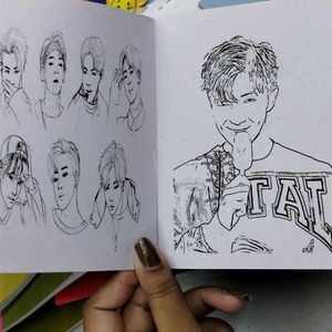 BTS Colouring Book