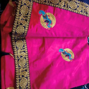 New Alluring Magenta Pink Saree