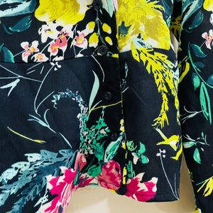 Vero Moda Black Floral Top