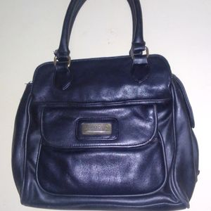 Black Leather Handbag