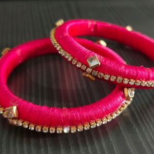 Hand Made Silk Thread Bangles