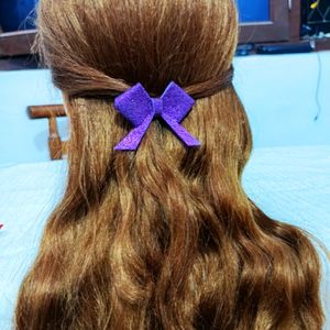 Glitter Bow Hairclips