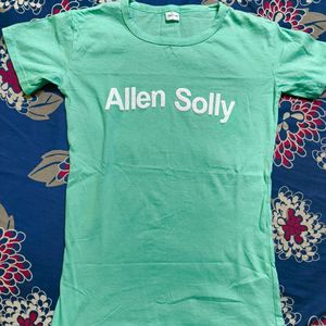 Printed Allen Solly Women Crew Neck Tshirt