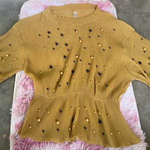 Mustard Yellow Top