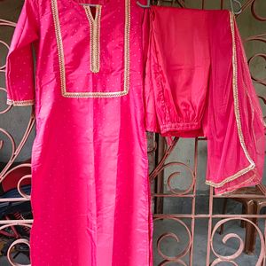 Branded Pure Red Beautiful Kurta Set ♥️♥️♥️