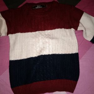 Boy's Soft Wool Sweater For 3years Upto 5years