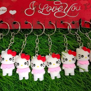 Set Of 12 Hello Kitty Keychains