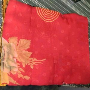 New Sealed Saree Black Nd Red No Coins Unused Ne