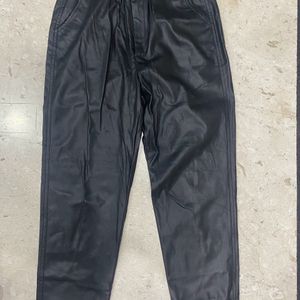 Mango Leather Pants