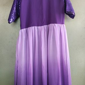 Purple Ethnic Gown