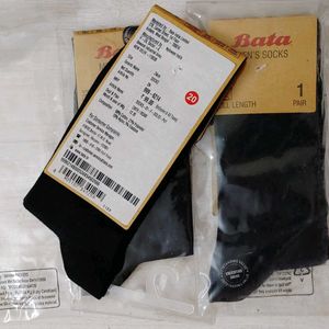 The Bata New Socks Combo-3 Formal Wear(Black).