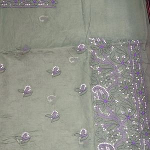 Unstiched Lakhnavi Suit From Dubai