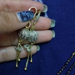 Mangalsutra Set With Earings