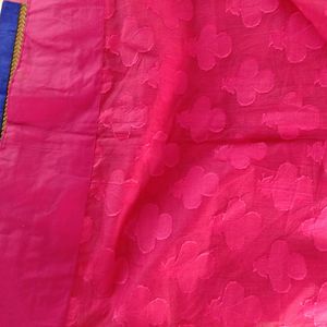 Pink Festive Wear Saree (Women's)