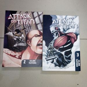 Attack On Titan Manga Comic 2 And 3