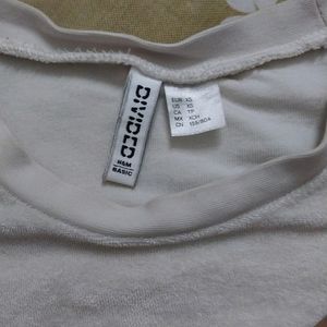 H&M  Terrycotton Crop Top