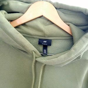 H&M Relaxed Fit Light Green Hoodie