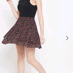 Beautiful Black Flared Skirt