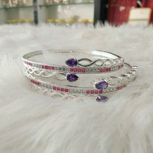 Pure Silver Bangles For Womens