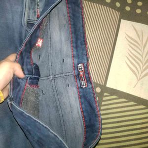 Men Denim.jeans Short Length In Coins