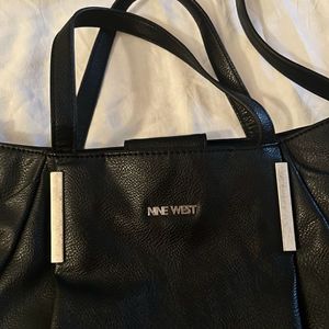 Brand New Nine West Black Hand/Sling Bag