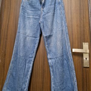 Wide Leg Denim Jeans