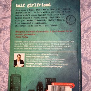 Chetan Bhagat Half Girlfriend