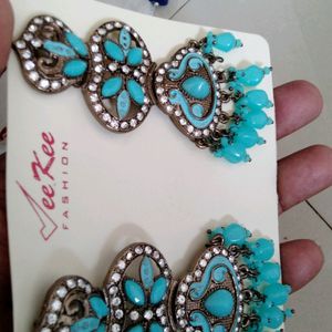 Phirozi Latkan Long Earrings