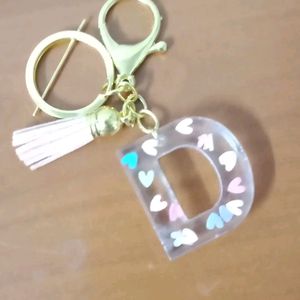 D Alphabet Keyring