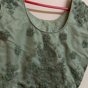 A Pastel Green Lehenga