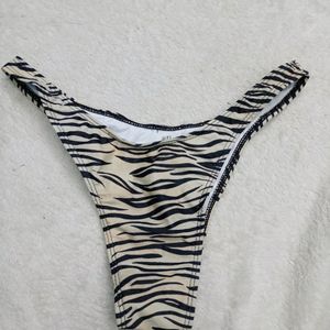 Tiger Print Look Panty