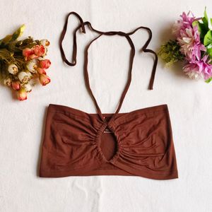 Shein : Neck Tie Tube Top