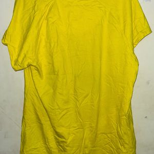 Yellow T-shirt To Wear At Home