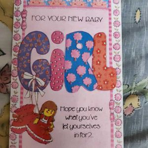 It's A Baby Girl - Greeting Card