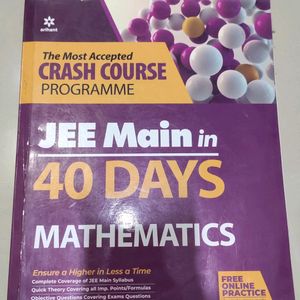JEE Main Mathematics In 40 Days By Arihant