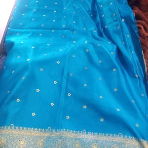 Saree With Stitched Blouse