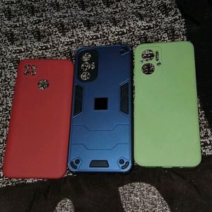 5 Back Covers Of Redmi , Techno , Samsung